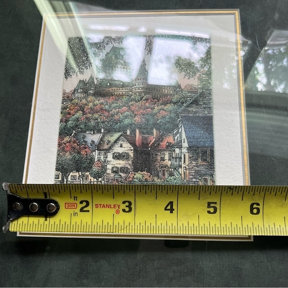 Jacques Brousseau “Maison Chevalier Quebec” Etching Art-Signed-FRAMED-Authentic - Picture 16 of 16